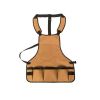 Canvas Garden Apron with Storage Pockets Craft Work Wear Garden Tool