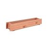 Wooden Decorative Planter Box for Garden Yard and Window