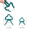 Garden Clips for Climbing Plants,Tomato Clips for Support,Plant Clips for Vines,Cucumber Trellis,Beans,Watermelon,Pumpkins,Flowers,Green 20-Piece