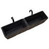 Garden Planters 2 pcs Water Hyacinth Brown