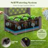 Outdoor Planter Box Self-Watering Raised Garden Bed Trellis with Water Level Indicator