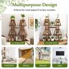 Indoor & Outdoor Wood Plant Stand for Multiple Plants