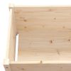 Garden Planter 59.1"x19.7"x27.6" Solid Wood Pine