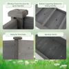 Wooden Raised Vegetable Garden Bed Elevated Grow Vegetable Planter