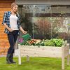 Raised Garden Bed Elevated Planter Box Wood for Vegetable Flower Herb