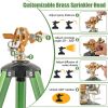 360 Degree Rotation Impact Sprinkler on Tripod Base Set of 2