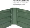 Raised Garden Bed Galvanized Planter Box Anti-Rust Coating for Flowers Vegetables