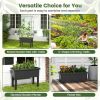 Self-watering Raised Garden Bed Elevated Planter with Climbing Trellis