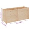 Garden Planter 59.1"x19.7"x27.6" Solid Wood Pine