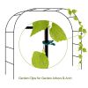 Garden Clips for Climbing Plants,Tomato Clips for Support,Plant Clips for Vines,Cucumber Trellis,Beans,Watermelon,Pumpkins,Flowers,Green 20-Piece