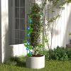 3-Pack Garden Trellis 40"/60" Tall Plant Support Stands with Clips and Ties