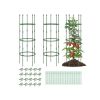 40"/60" Tall Plant Support Stands with Clips and Ties