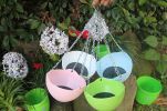 Self-Watering Pot with Drainer Indoor Outdoor Hanging Planter