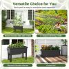 Self-watering Raised Garden Bed Elevated Planter with Climbing Trellis