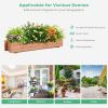 Wooden Decorative Planter Box for Garden Yard and Window